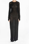 Boris Bidjan Saberi WDRESS2 Series Long Dress Series WDRESS2 FTT00001-HEI Black